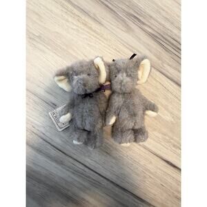 Boyds Archive Collection Elephant Pair Packy & Dermah Trunkspace #568005 NWT